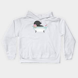 Mole Bathtub Kids Hoodie